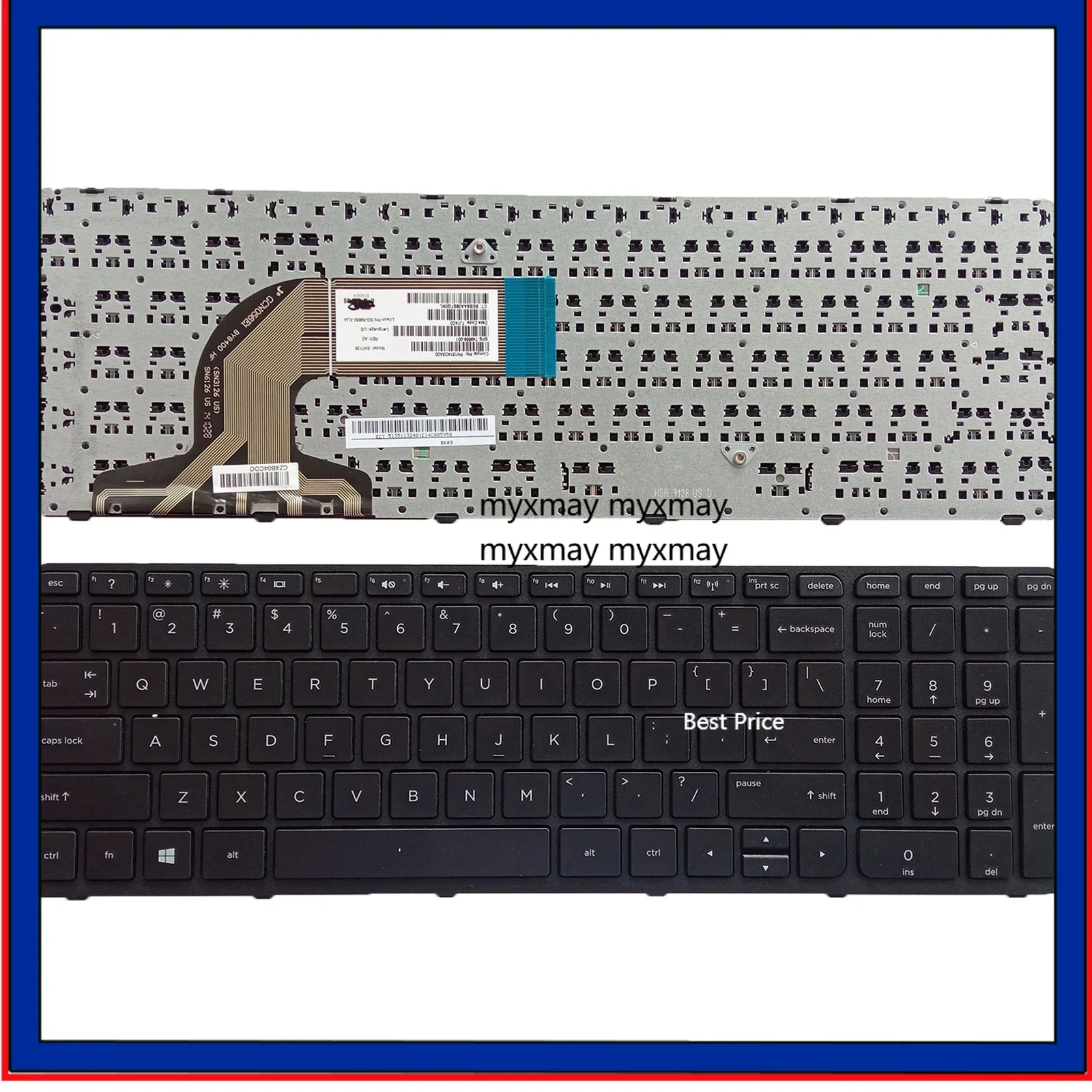 

Клавиатура США для HP pavilion 15-N 15-E 15-G 15-R 15-D 15T-E 15Z-E 15T-N US 719853-001 749658-001 776778-001