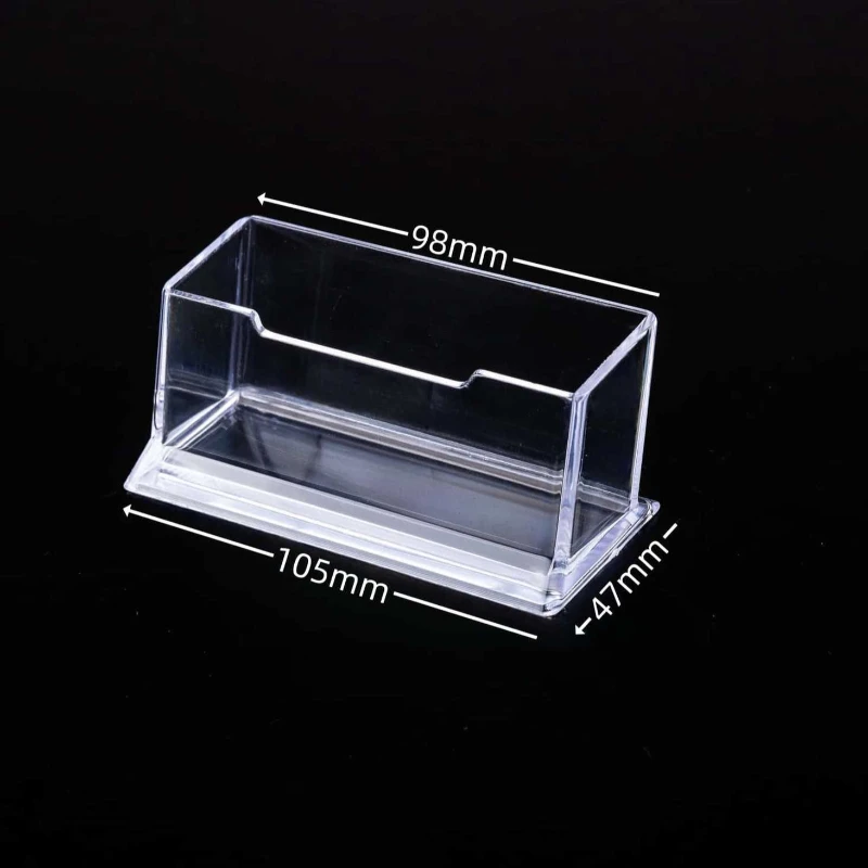 Transparent business card storage box, card storage container, used for storing various business cards at exhibition counters