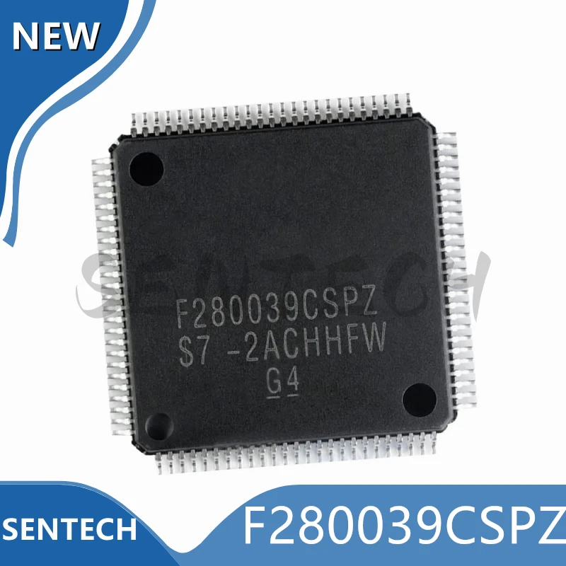 5Pcs/Lot New Original F280039CSPZ LQFP-100 C2000™ MCU 120MHz 384KB flash memory, FPU and TMU for CLA, CLB, AES CAN-FD