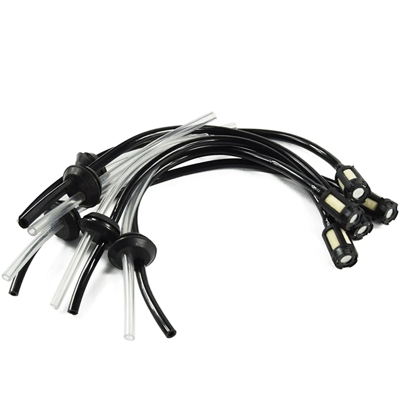 B50C 5Pcs Fuel Hose Pipe Kit With Fuel Filter For 4 Stroke Trimmer Brushcutter Lawnmower Home DIY Hand Tool Parts