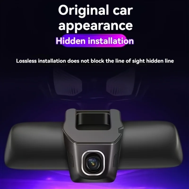 HD Night Vision Dash Cam 6 Frame Hidden Car WiFi Mobile Interconnection 1080P Loop Recording Supports Parking Six Frame Hidden