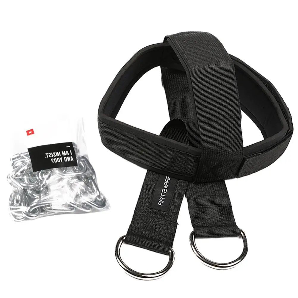 

Head And Durable Steel Shoulder Weight Training Chain For Fitness Adults Sports Neck Harness Training Equipment Workout