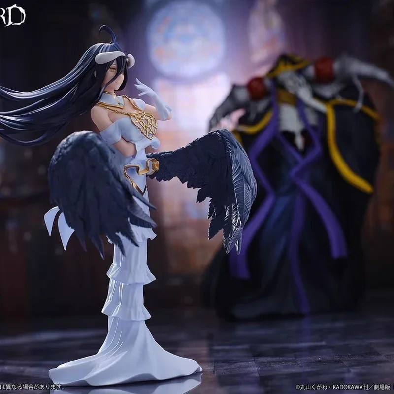 BLBU ACG Bandai BANPRESTO Overlord Albedo Ainz Ooal vestido esqueleto rey Anime modelo Original juguete figura de acción regalo para niños