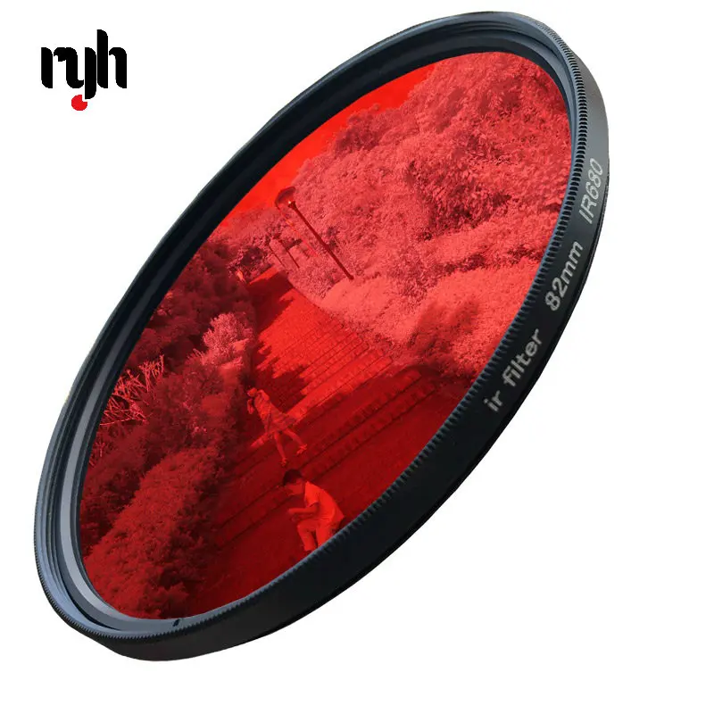 RYH 52-82mm Ir680 Ir720 Ir760 Ir850 Ir950 Infrared Infra-red Ir Filter 720nm Fun Artistic Photography Camera Lens Filter