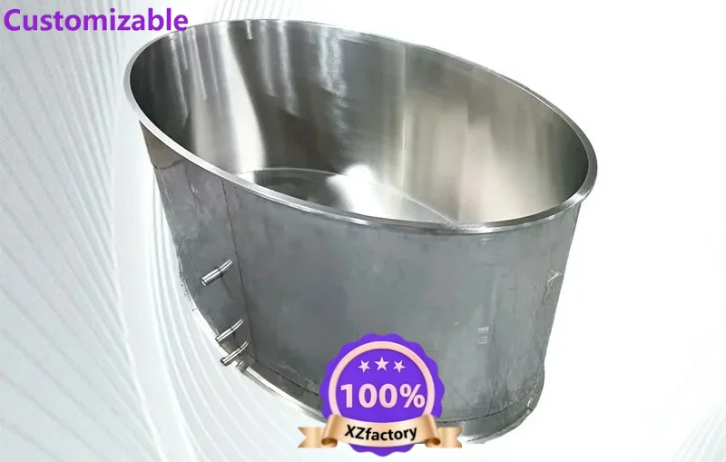 Factory Direct 2026 304 stainless steel bathtub, bath bucket for swimming pool medicinal bath, thickened bathtub, double-layer t