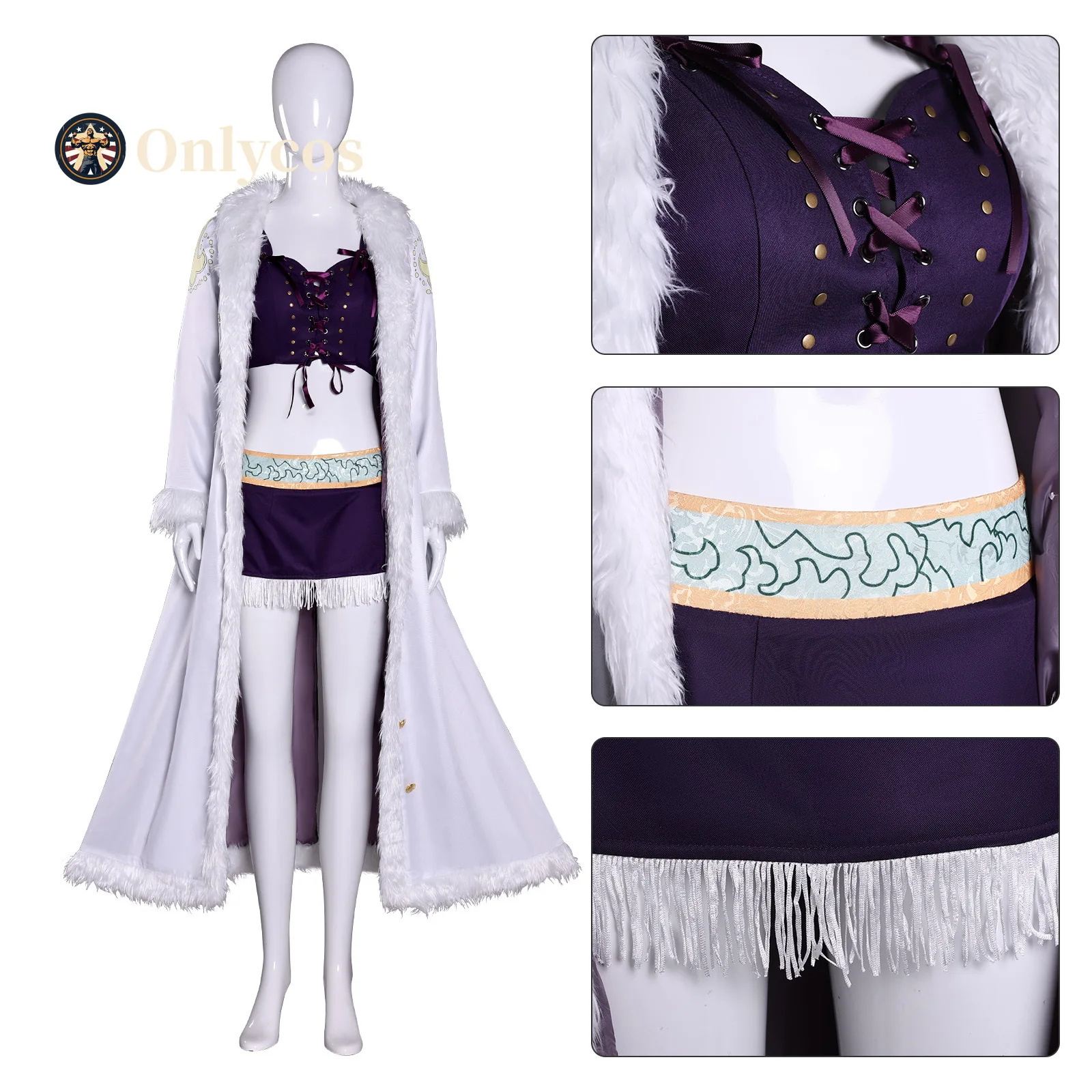 

PIECE Nico Robin Cosplay Costume Cos Movie Party Coat Hat Uniform Hallowen Play Role Clothes Clothing Onlycos