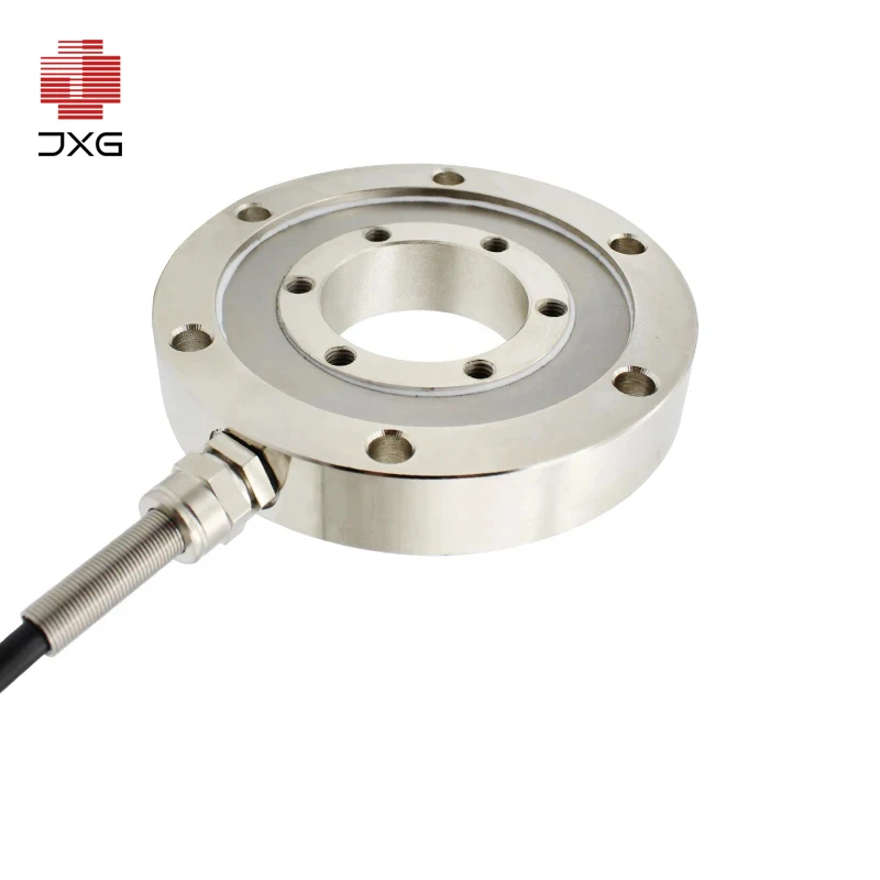 Low Profile Ring Type Load Cell 100kg-5T, Stainless Steel Button Compression Force Sensor for Machinery