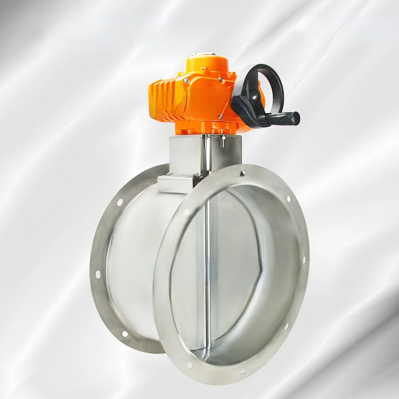 Explosion proof electric square circular air valve low leakage air volume regulating valve