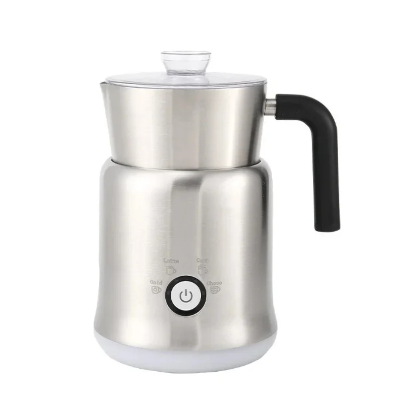 

Электрический вспениватель молока, кофе, латте, вспениватель молока из нержавеющей стали, электрический вспениватель молока для горячего и холодного молока