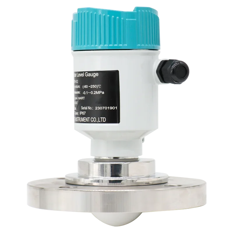 High precision Industrial Radar Levels Detection Device Non Contact Level Sensor Rs485 80G Radar Level Gauge