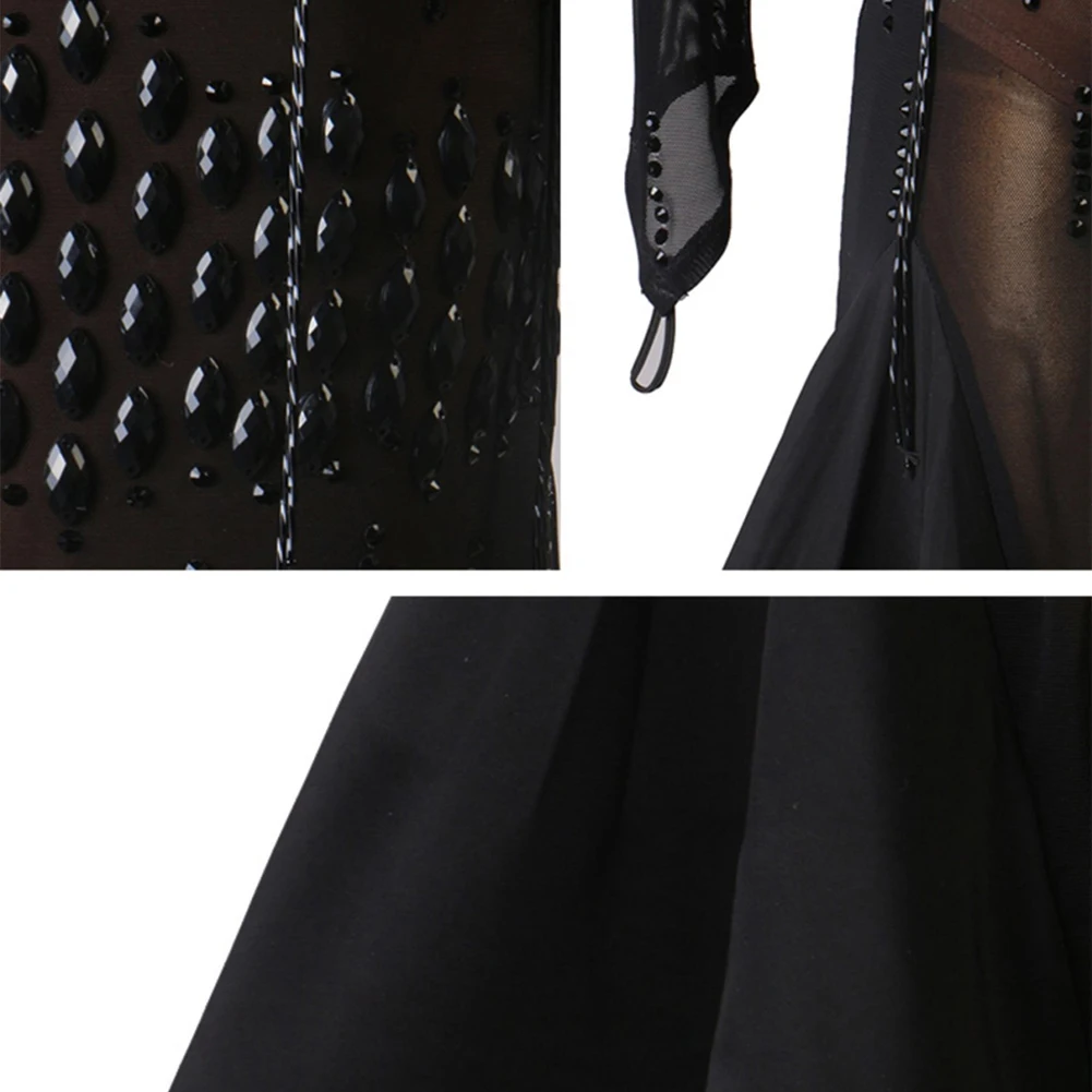 Vrouwen Feestjurken voor Sexy Vrouwelijke Latin Dans Pak Meisjes Oefenkleding Kleding Competitie 2025, Nieuwe Lijn Rok Stand Ballroom