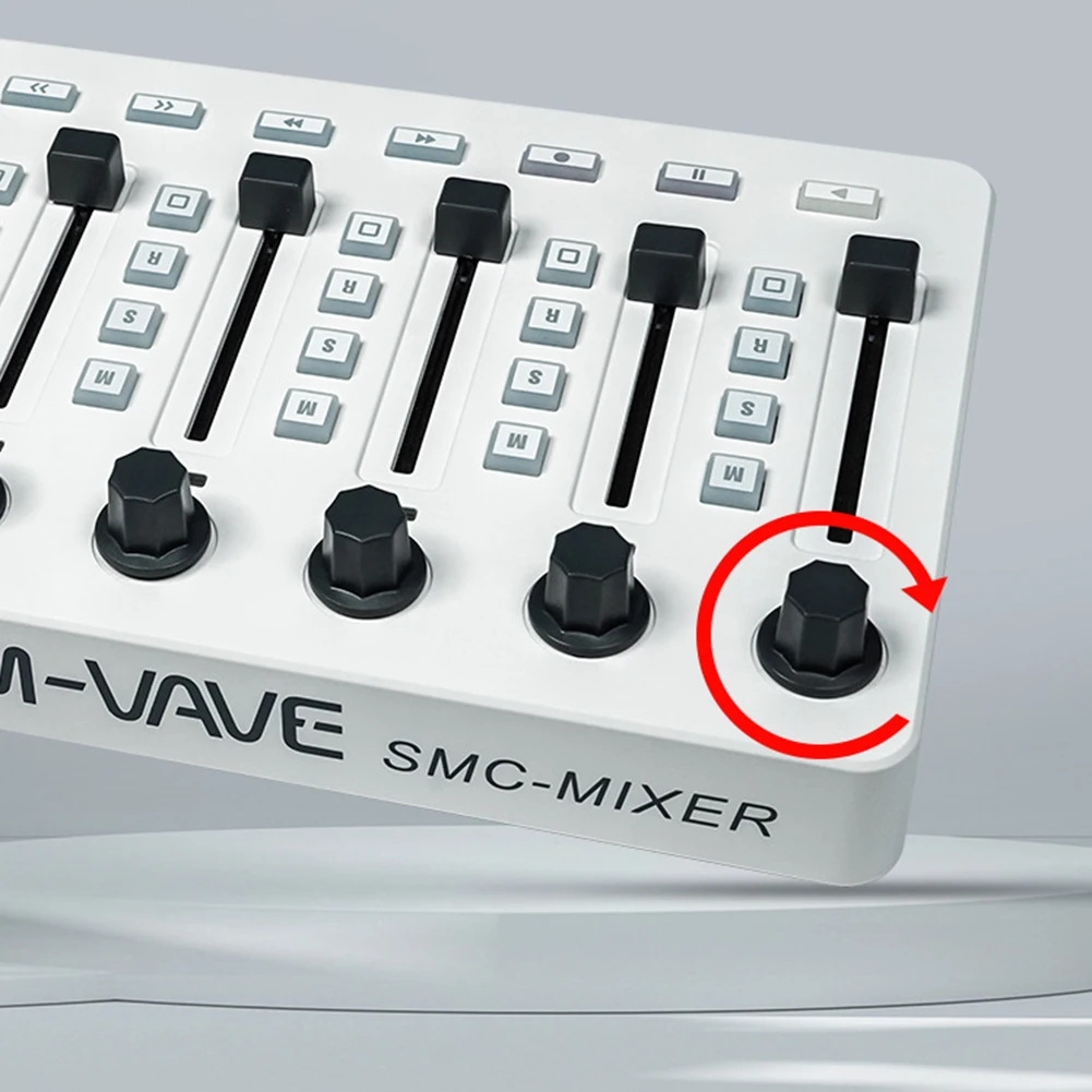 For M-VAVE Wireless MIDI Controller Versatile Extensive Connectivity Mixing Plastic Console BT Connection USB Controller