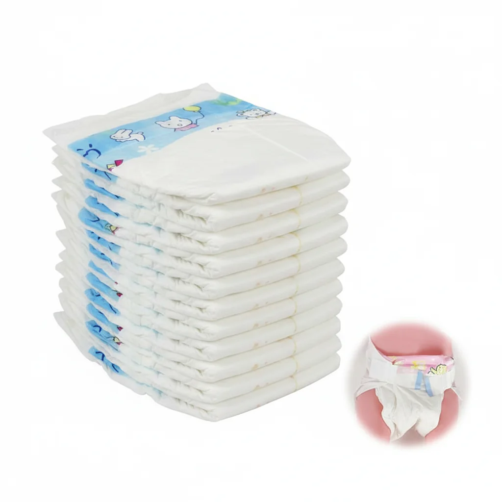 

10pcs Diapers Baby Dolls Play House Diapers Reborn Dolls Decorate Pretend Baby Diaper Simulation Nappies Toy Accessory Diapers