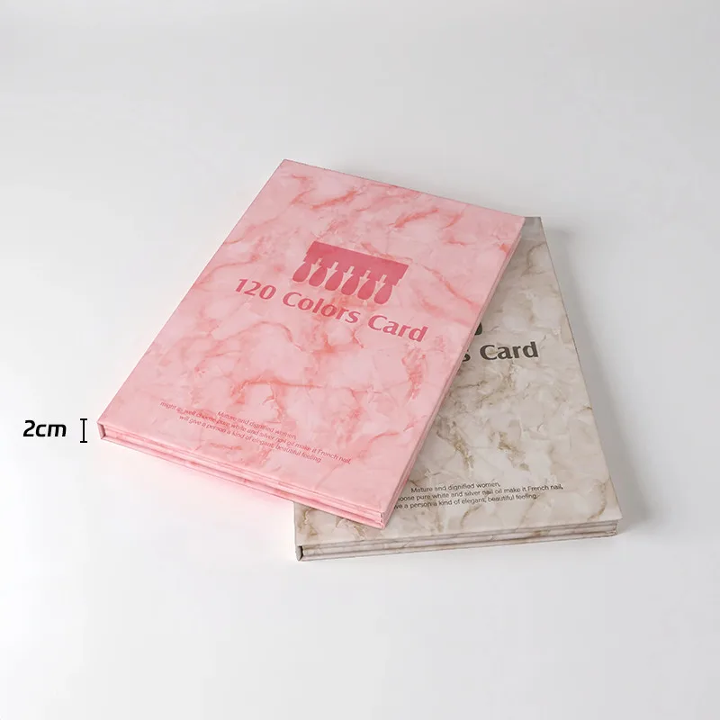 120색 자석 팁 네일 아트 샘플 북 매니큐어 색상 테스트 보관 북 PU 가죽 작품 디스플레이 색상 카드 전시대