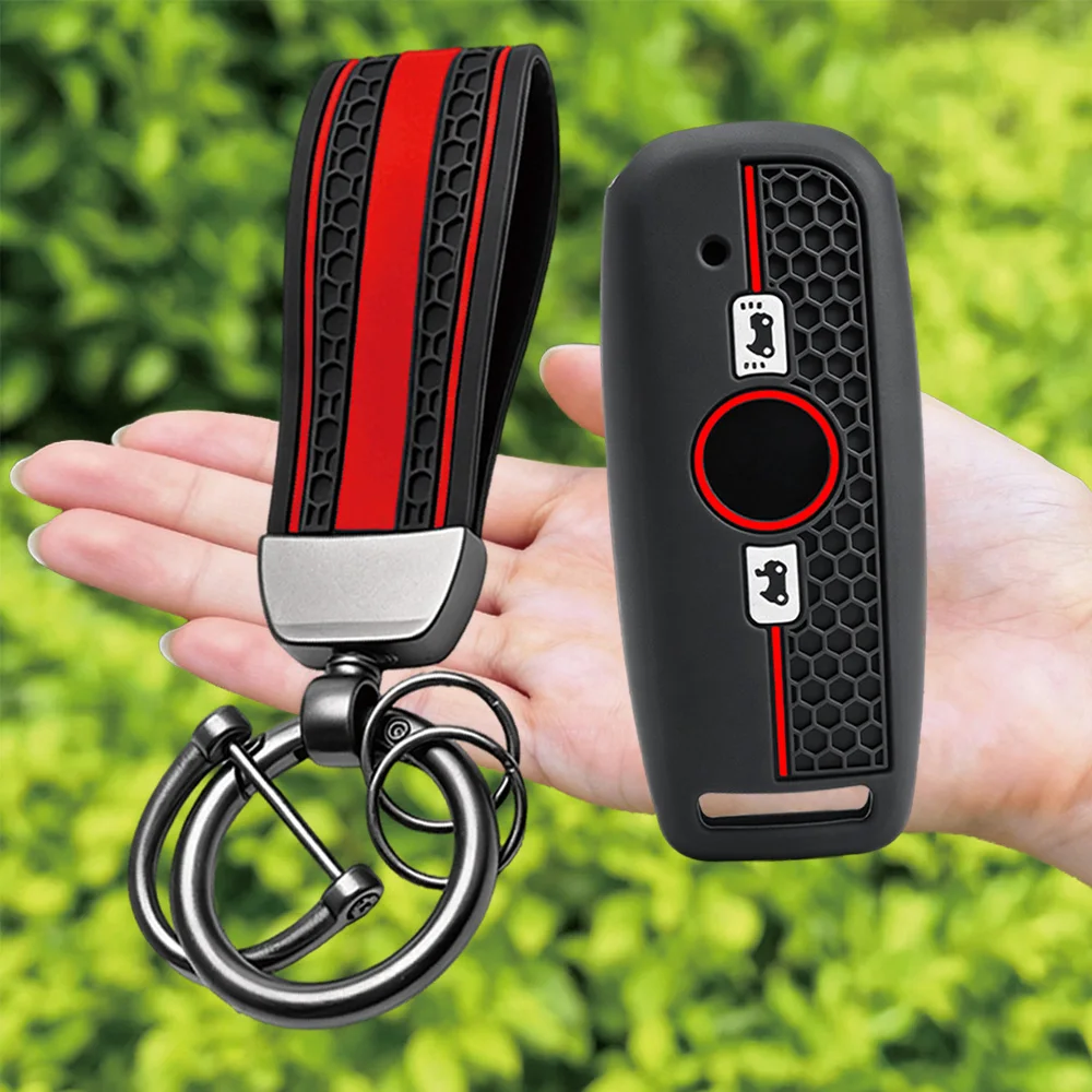 For Honda GL1800 Gold Wing GoldWing 2018 2019 2020 Keychain 2026 New Sale Motorcycle Silicone Key Case Shell Cover Protect