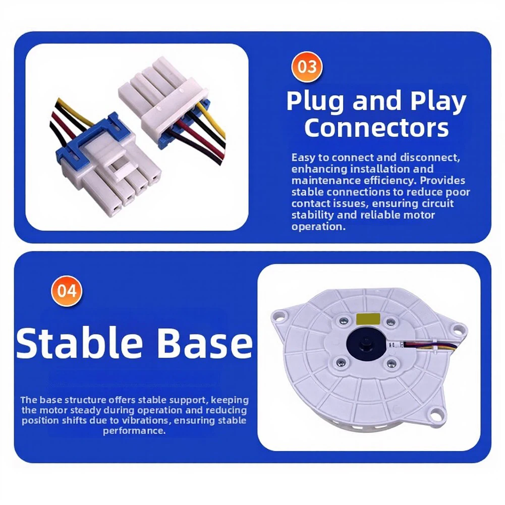 1Pcs DC12V High Efficiency Refrigerator Cooling Fan Motor For Home Commercial Fridge Replacement Parts