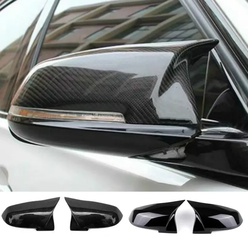 

For BMW 1 2 3 4 Series F20 F30 F31 F32 F36 2012 - UP 320i 328i 330d 335i M3 M4 Look Replacement style Carbon Fiber Mirror Cover