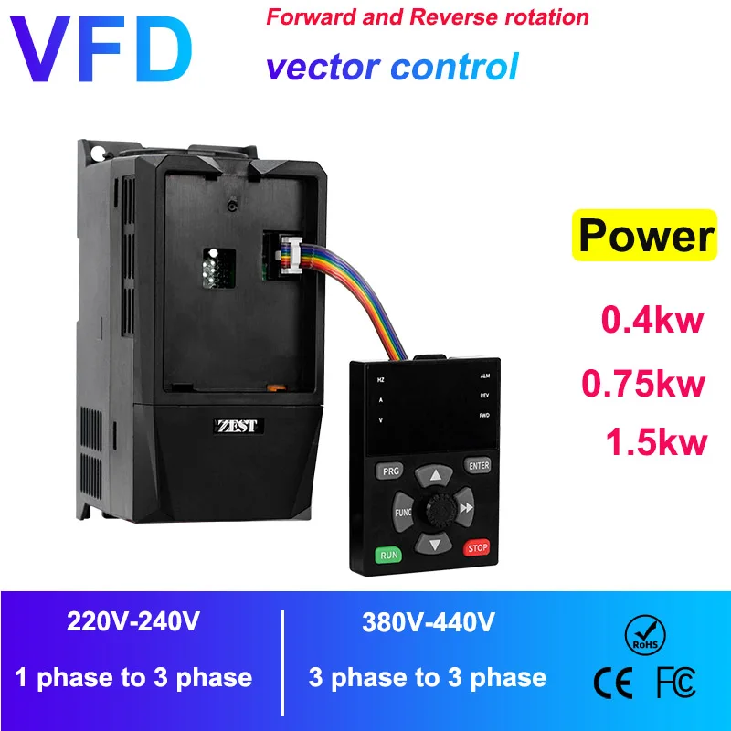 

220 кВт/220 кВт/кВт экономичный привод переменного тока, 1-фазный в трехфазный привод скорости вентилятора насоса в