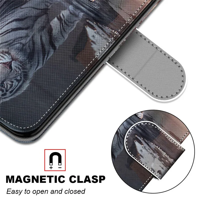 Redmi Note 10 9 Pro Case Cat Tiger Animal Painted Phone Case for Xiaomi Redmi Note 9S 10S 9T 8T 4X 4 5 6 7 8 9 10 Pro Case Cover