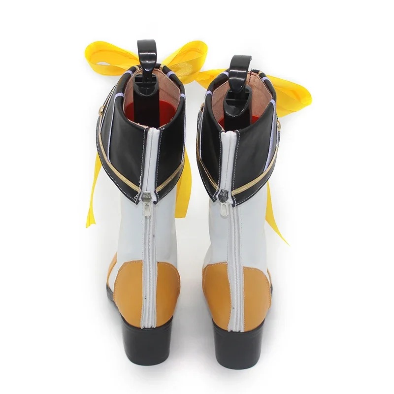 Chaussures de Cosplay Rin du 15e anniversaire, bottes de carnaval d'halloween, chaussures en cuir PU, accessoires de Cosplay sur mesure