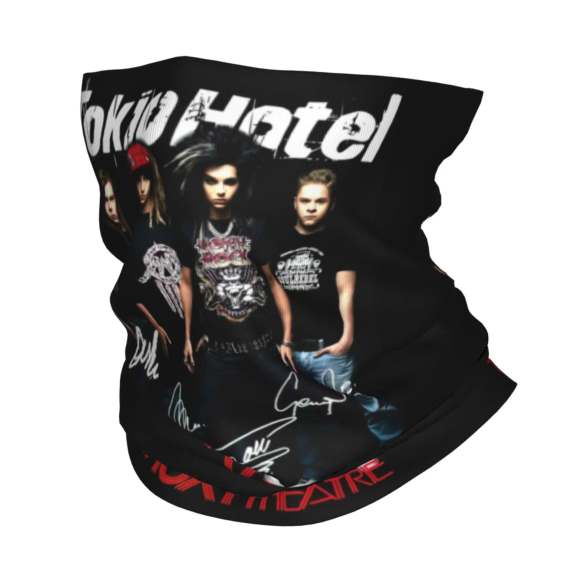 

Многофункциональный бафф-бандана The Band T-Tokios H-Hotels для мужчин и женщин: для походов, велоспорта, как шарф, повязка на голову, согревающая повязка в стиле поп-рок