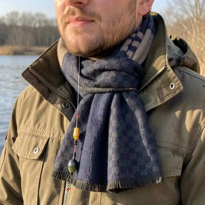 Cravat extra long polyester for hiking thermal neck wrap cold climate outdoor male winter Cravat