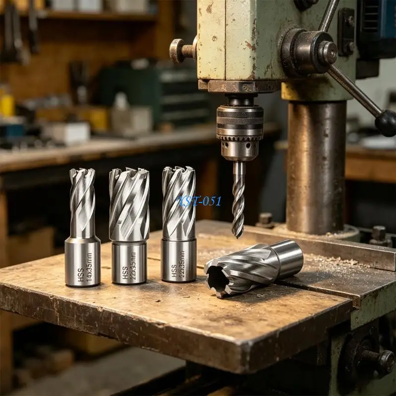 E15A Heavy Duty Flat Handle Hole Cutter constructed For Efficient Boring Work