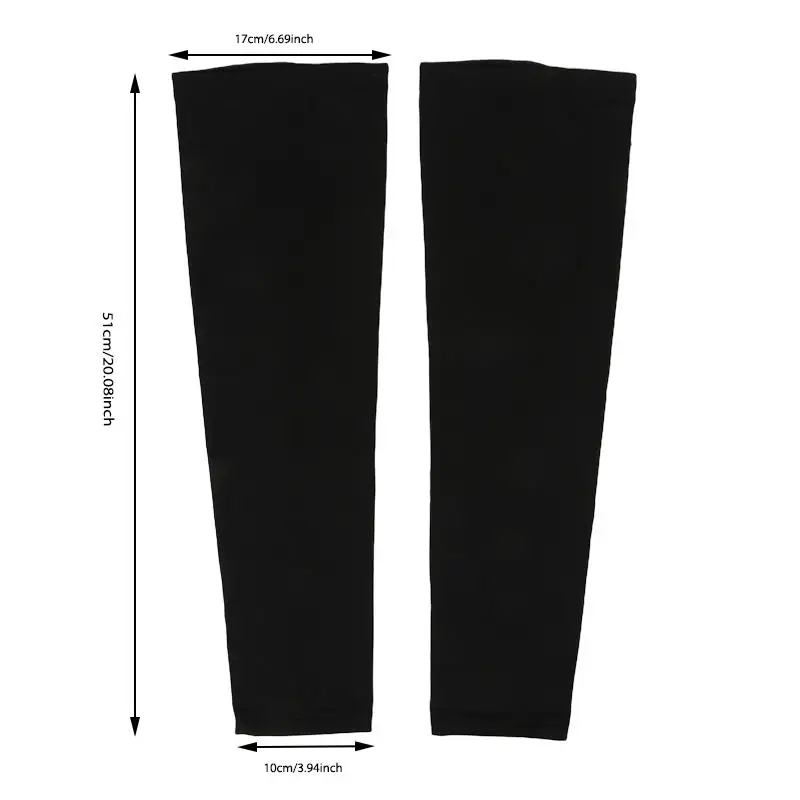 1 pièces SUmmer Anti-uv Protection solaire cyclisme jambe manches soie glace respirant couverture vélo course vtt jambe manchon pour homme femme