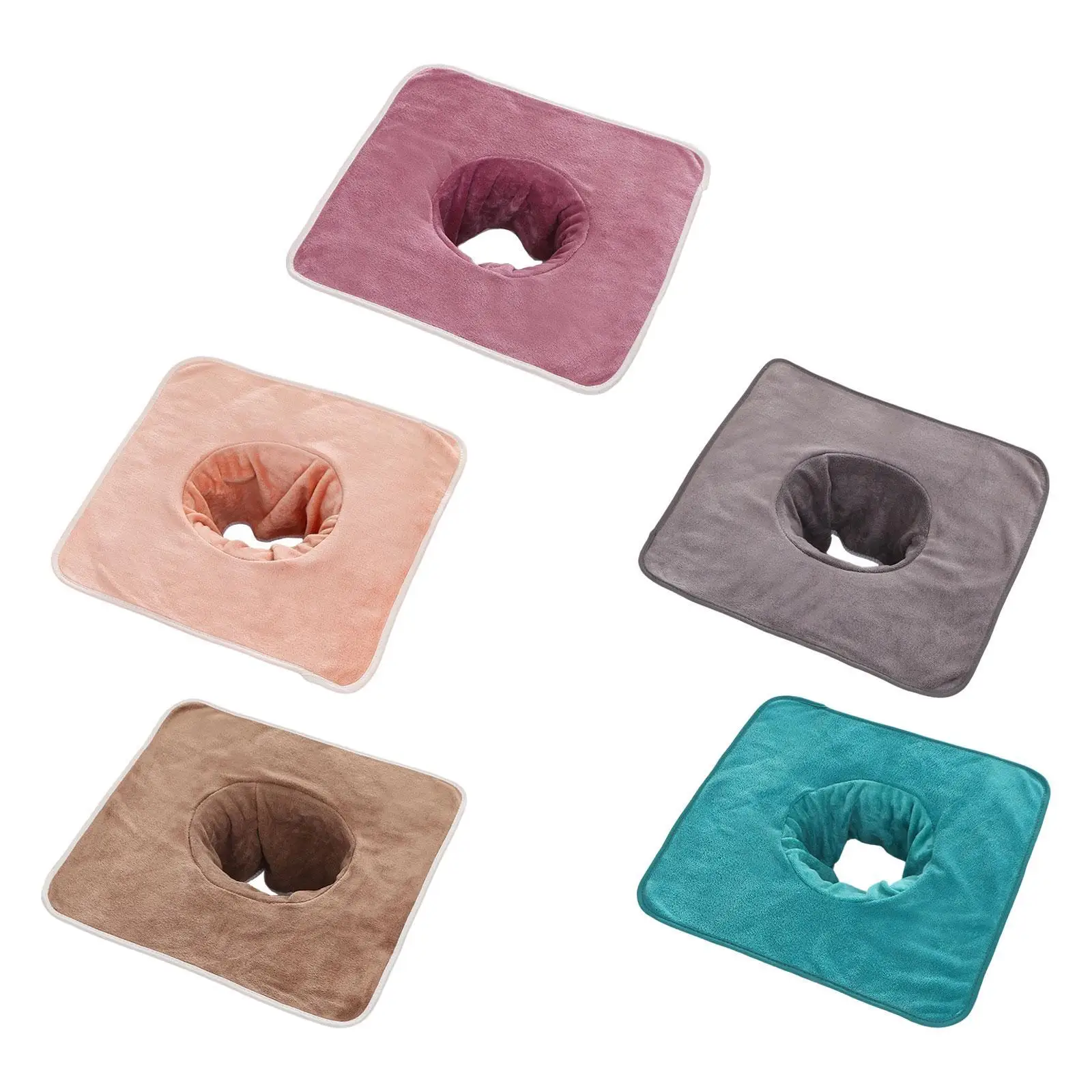 Spa Bed Head Curtain Pad Absorbent Massage Table Cover Sheet for Beauty Salon and Comfortable Lying