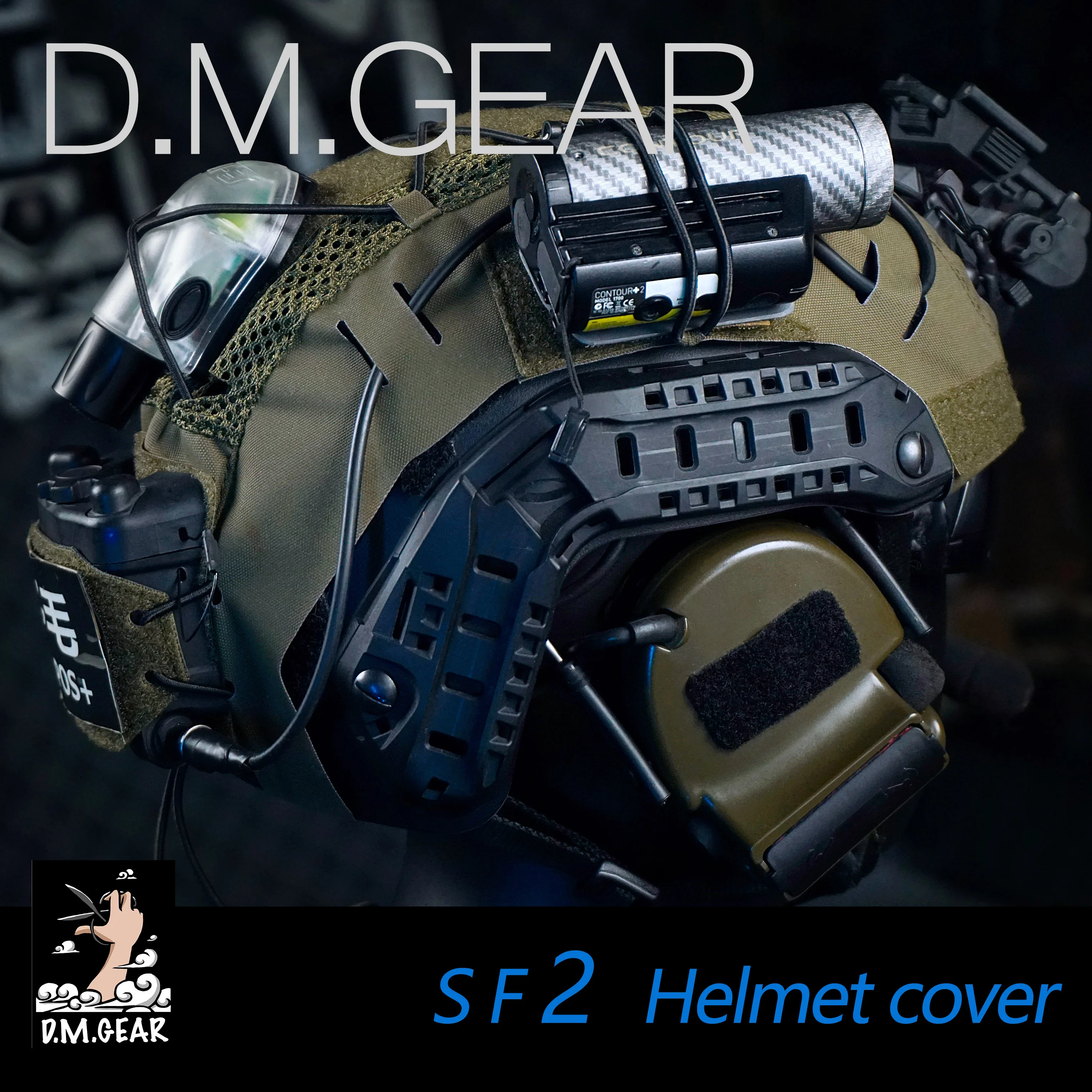 DMGear Maritime Helmet Cover Fma Tmc Sf2 Tactical Helmet Protective Gear Airsoft Equipment Multicam Ranger Green Fast