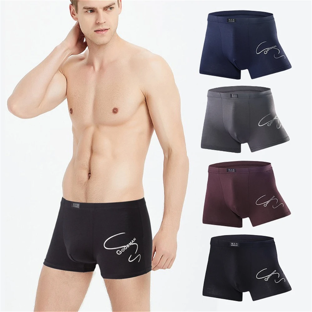 Men’s Cotton Solid Boxer Briefs | Breathable Comfortable Moisture-Wicking | All-Day Wear Soft Men’s Underwear