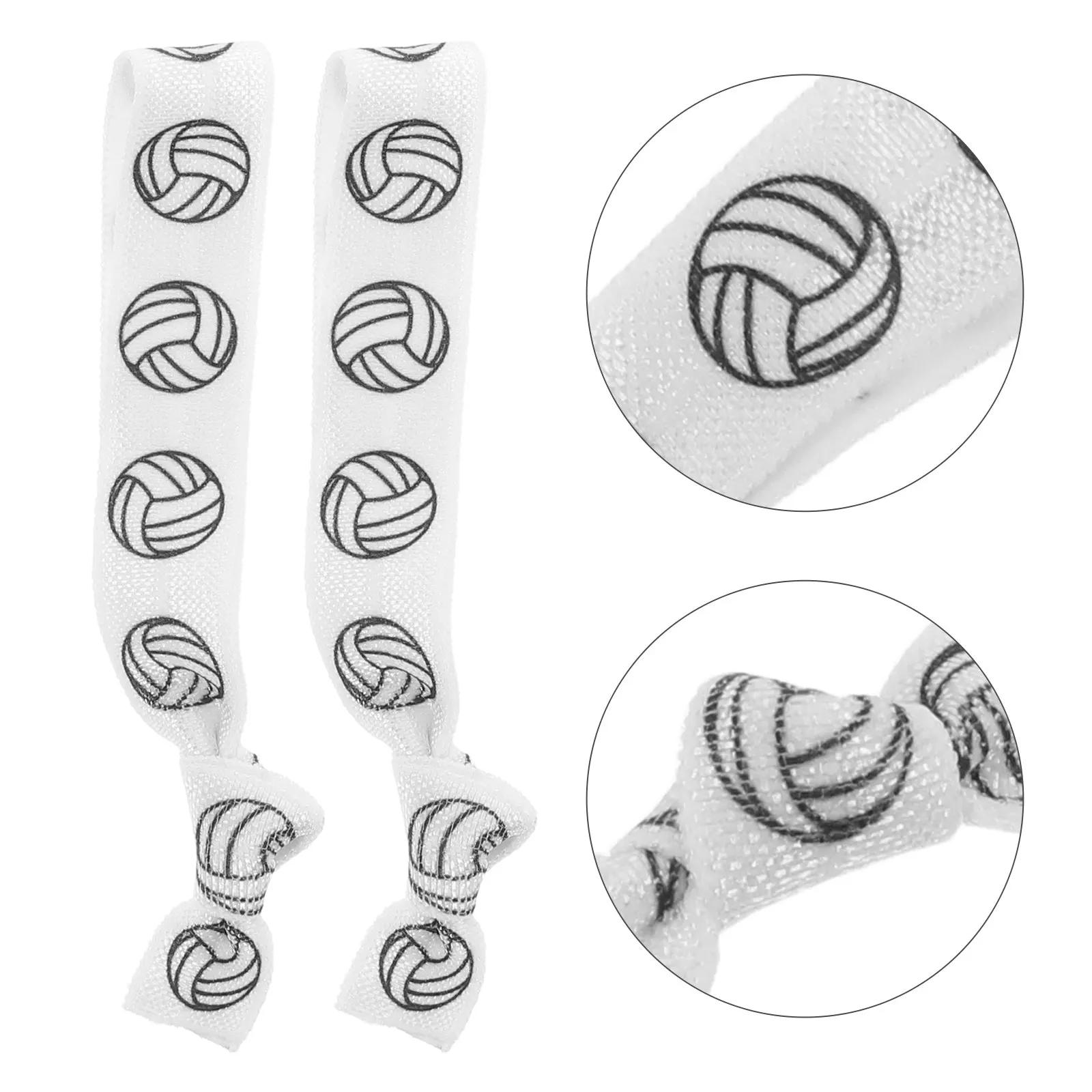

20Pcs Volleyball Hair Ties Elastic Knot Ponytail Holders Sports Hair Accessories for Women Teens Workout Daily Use