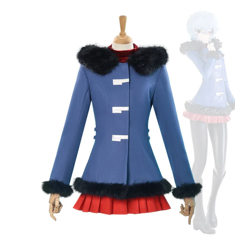 

Хэллоуин вечерние AyanamiRei косплей костюм аниме женская одежда зимняя куртка и юбки Comic-con 00Rei Dressing Up