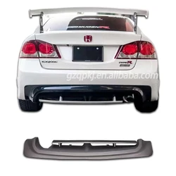 for Honda eighth-generation Civic FD2 upgrade TR FD2 rear bumper mugen carbon rear spoiler diffuser Civic body kit