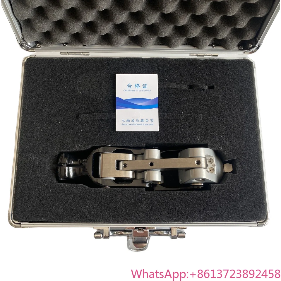 

Independently Developed Seven-Axis Hydraulic Knee Joint Titanium Alloy Lightweight Folding Function Rehabilitation Equipment