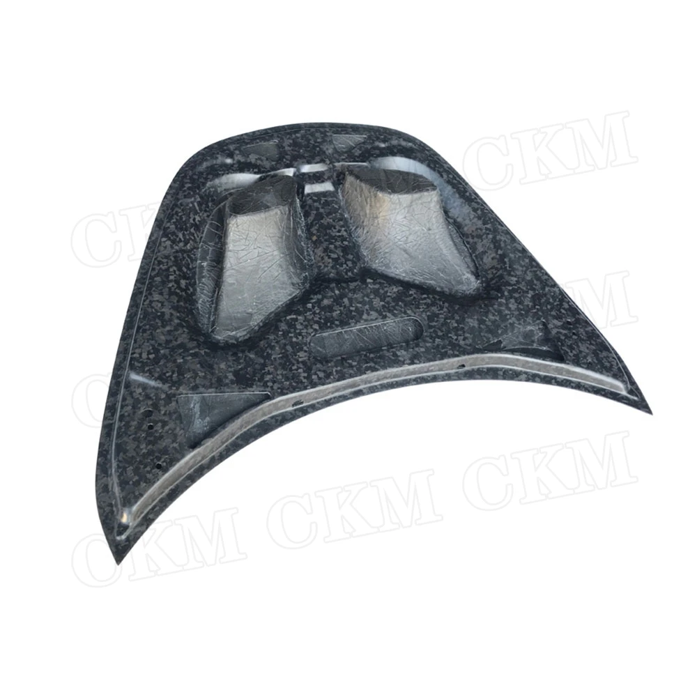 CKMUUER Cubierta de Ventilación Frontal para Capó de Motor de Fibra de Carbono Seca, Kit de Carrocería para McLaren 540C 570S 570GT, Embellecedores de Carbono Forjado