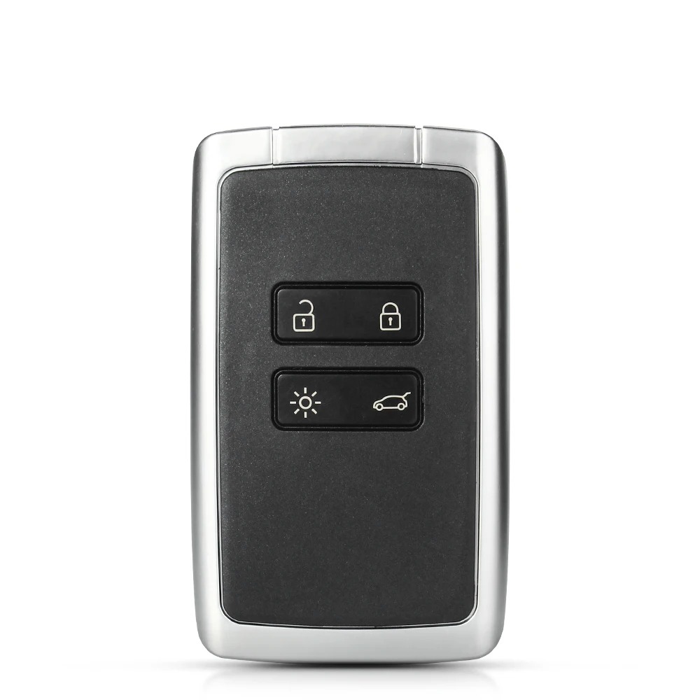 KEYYOU For Renault Megane 4 Talisman KALEOS Kadjar Espace 5 Key Card Fob 2015 - 2020 Smart Remote Car Key Case Shell Cover