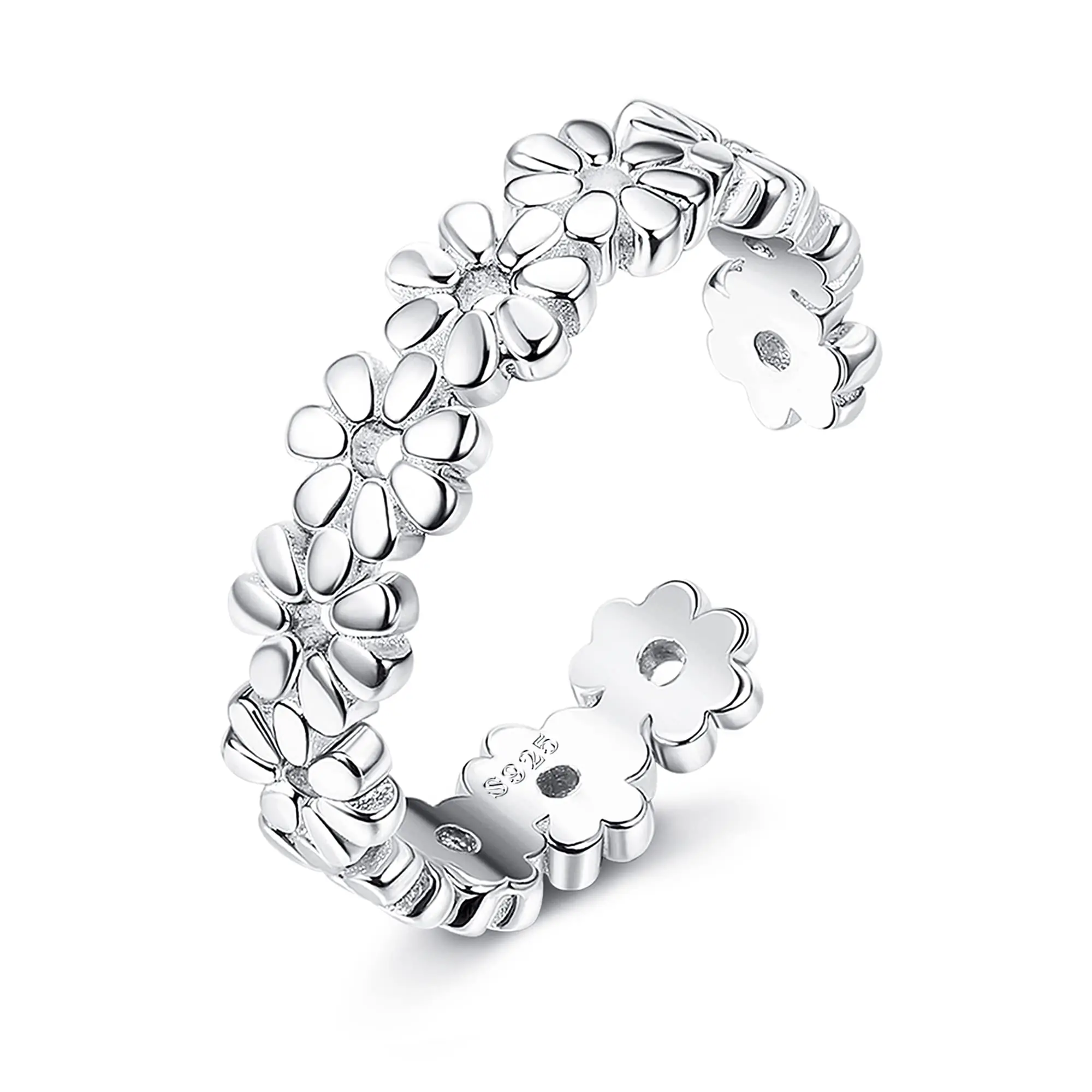 S925 Sterling Silver Toe Rings for Women, Adjustable Design