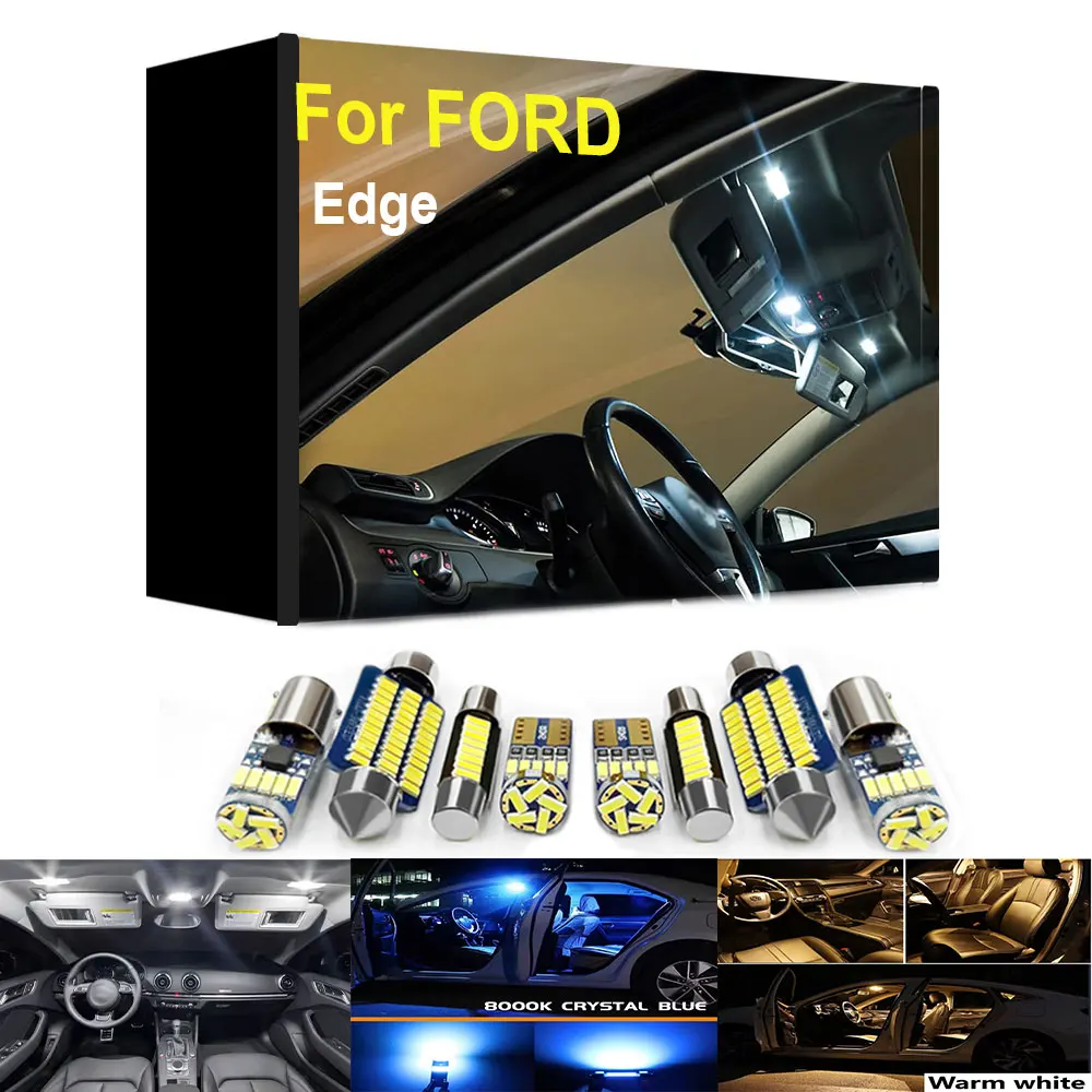 Innen-LED-Licht-Set Canbus für Ford Edge 2006 2007 2008 2009 2010 2011 2012 2013 2014 Autozubehör Leselampe