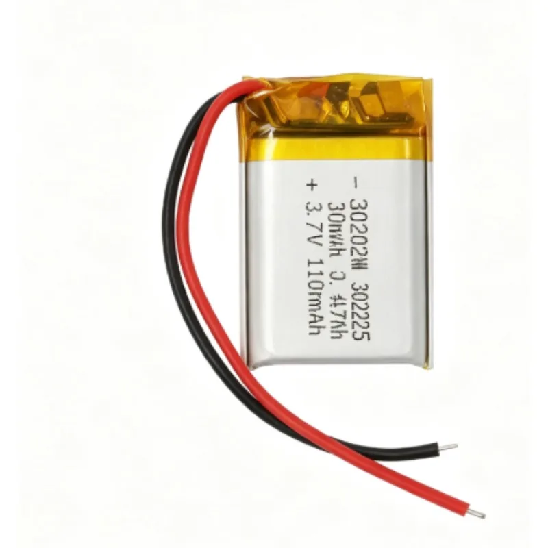 302025 Lithium Polymer Battery 3.7V Rechargeable Li‑Po Battery For Mini Bluetooth Earbuds Smart Watch Small Electronic Devices
