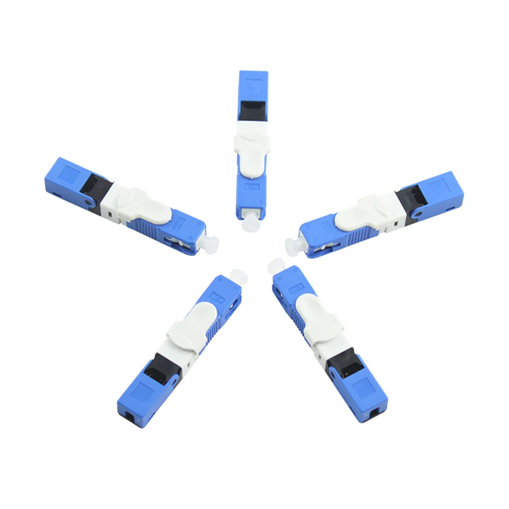 100 Pieces Single Mode Optical Fiber Fast Connector Adapter Connecting
