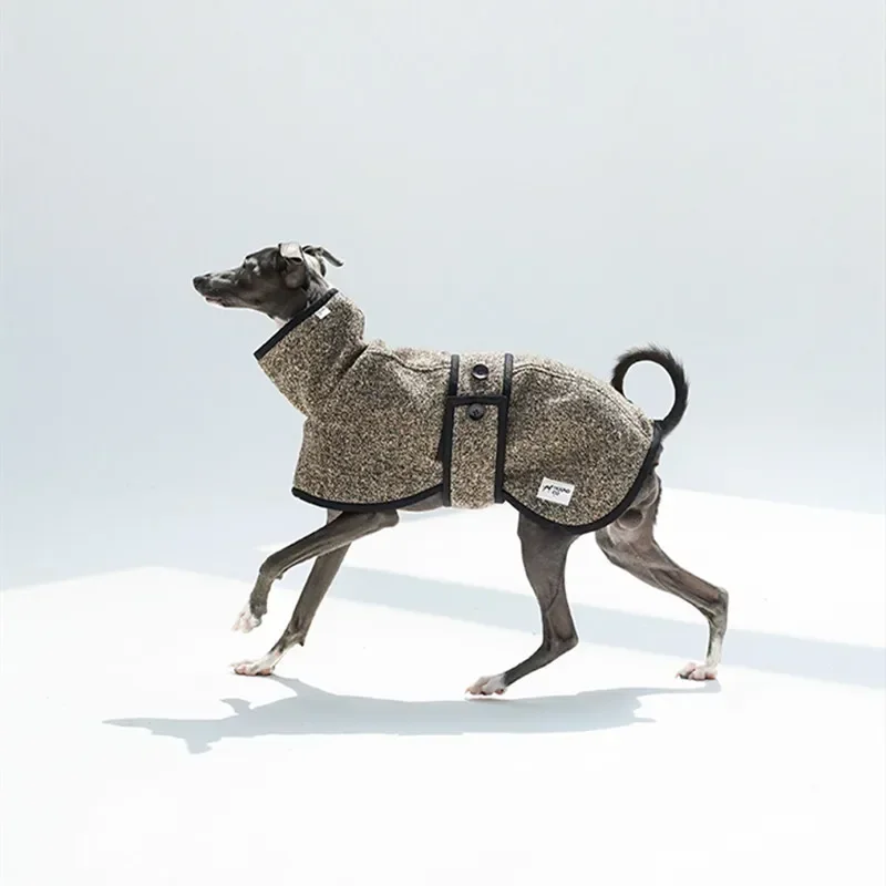 Autumn/winter Woolen Pet Coat Luxury Dog Clothes Whybit Greyhound Clothes Dogs Accessories Christmas Pet Clothes  Ropa Perro