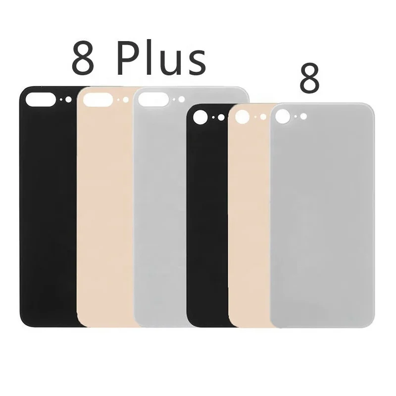 3Pcs Large Hole Rear Glass Battery Cover for iPhone 13 12 14 Mini 11 PRO MAX 8 PLUS, X, XR, XS, Xsmax, SE2 Repair High Quality