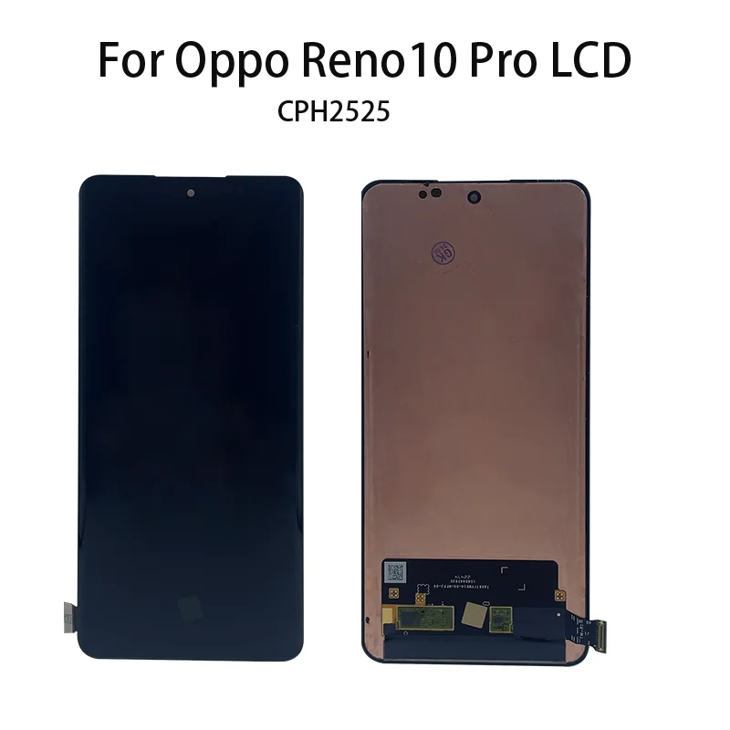 AMOLED For Oppo Reno 10 Pro CPH2525 LCD Display Display+Touch Frame For Reno10 Pro+ Plus CPH2521/ Reno 10 5G CPH2531