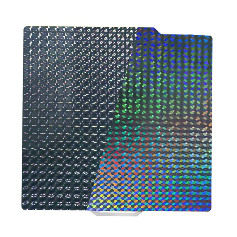 Пластина PEK для 3D-принтера Bambu Lab A1/X1C/X1 257x257 мм, двухсторонняя пружинная пластина (3D стальной шарик + футбольный узор)