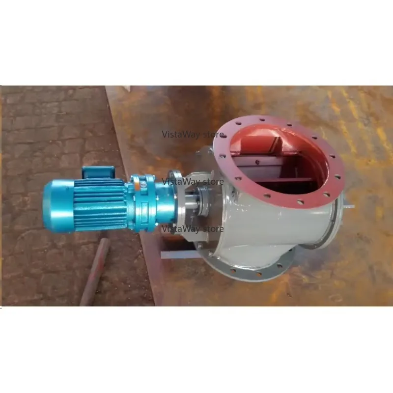 صمام سكين دوار كهربائي آلي مع حماية البيئة لخط تجميع معالجة الرقائق الخشبية