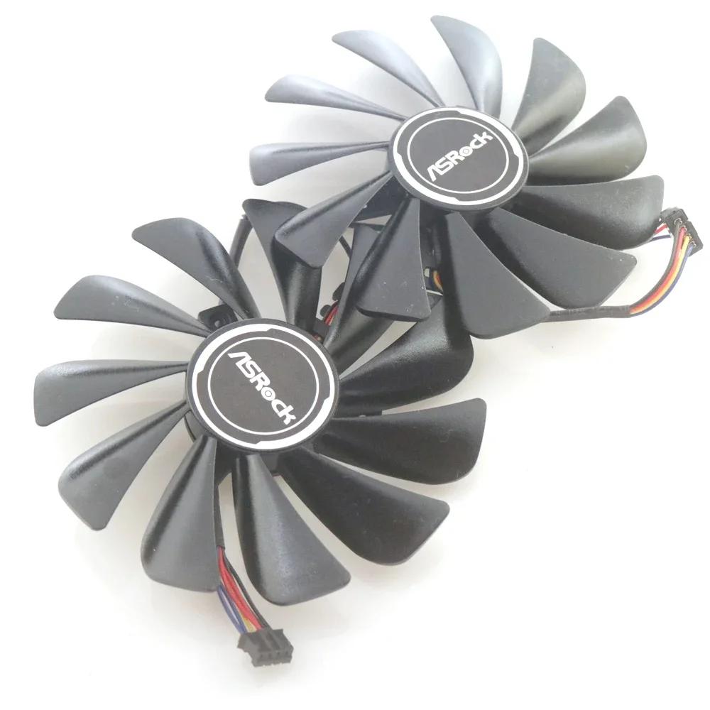 New CF1010U12S 95mm 12V 0.45A 4Wire 4Pin VGA Fan For ASROCK RX5700 RX5700XT Challenger Graphics Card Cooling Fan