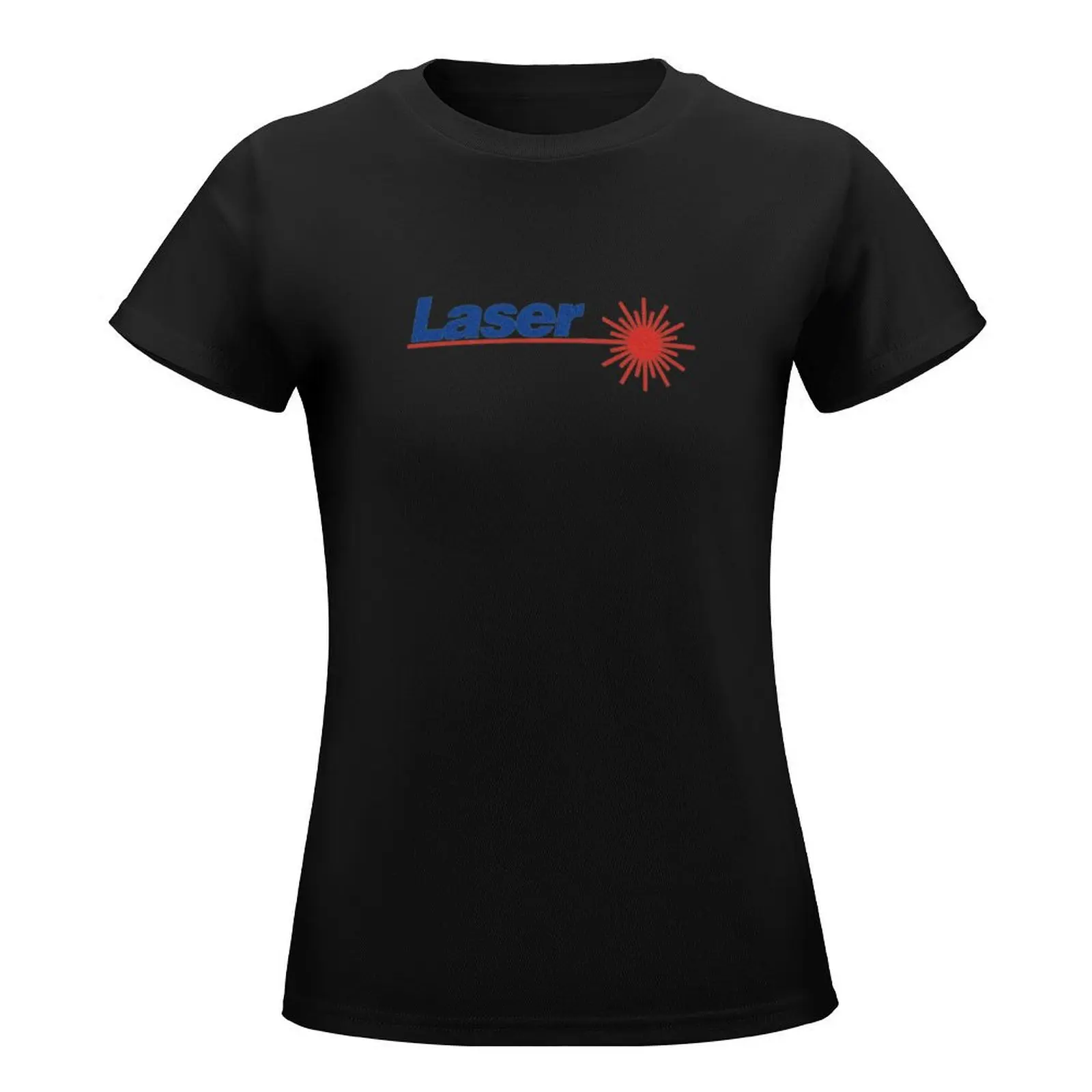 Laser SailBoat Logo T-Shirt tops tees summer clothes Womens graphic t shirts