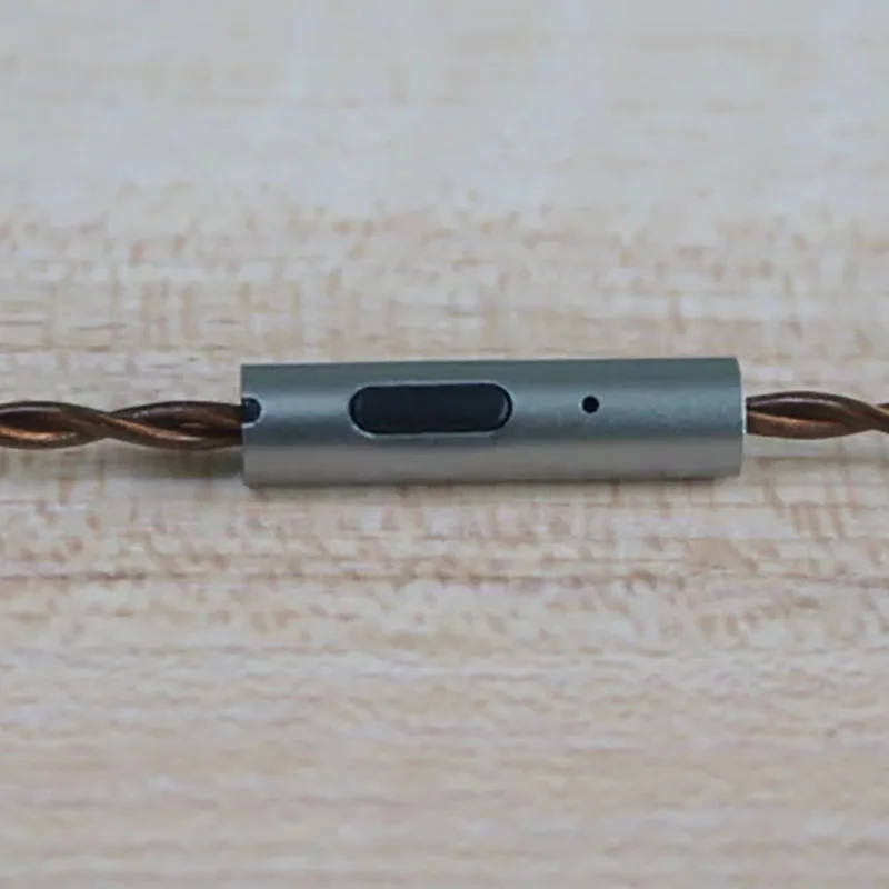 MMCX 5N Oxygen-Free Copper Headphone Upgrade Cable 4 stranded 32Core Lossless Transmission Plug with Mic Remote Control Cable