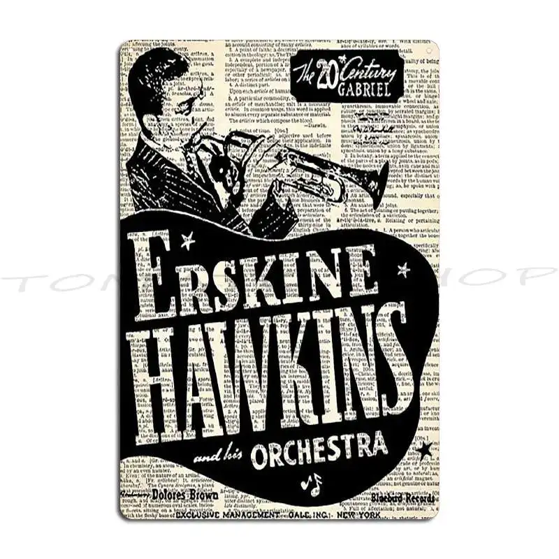 Guitar Guitarist Legend music The Marcus White Stencil Metal Signs Create Wall Decor Funny Home printed  Tin Sign Poster